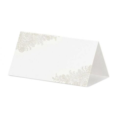 Wizytówki na stół PartyDeco Ornament II, 25szt